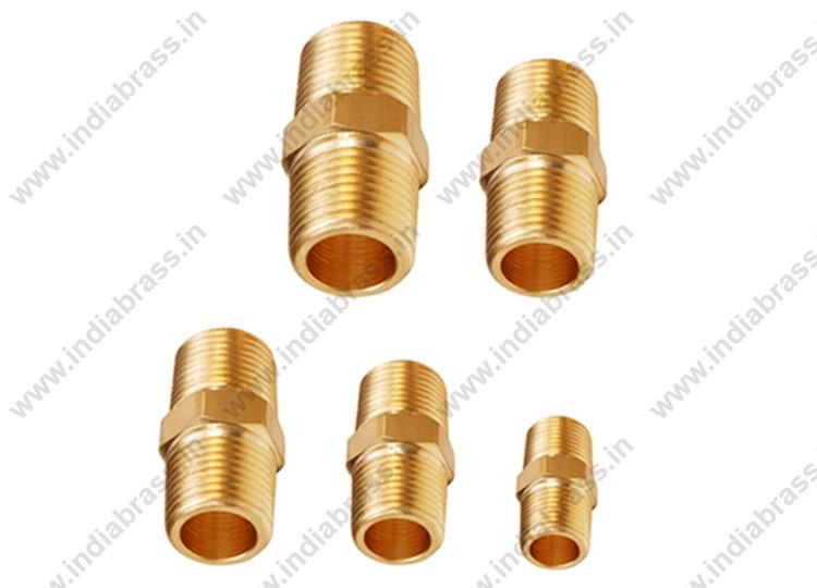 Brass Hex Nipples